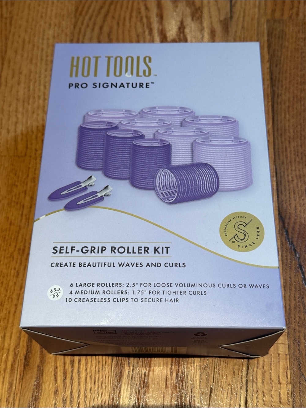 Hot Tools Self-Grip Roller Kit - Purple
